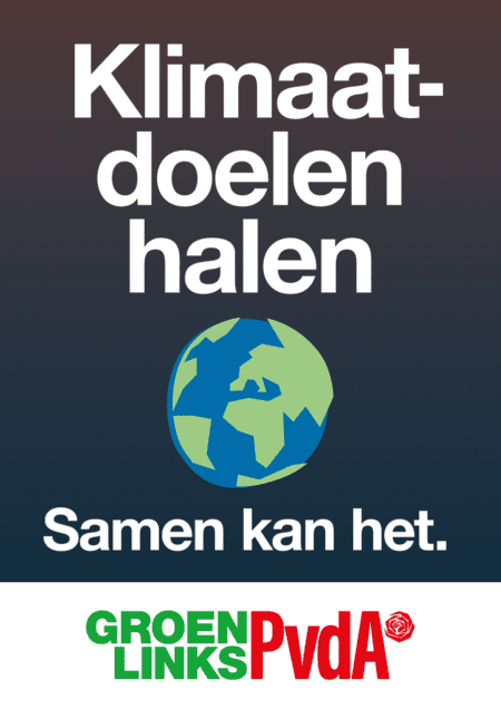 Poster: Klimaatdoelen halen - Samen kan het