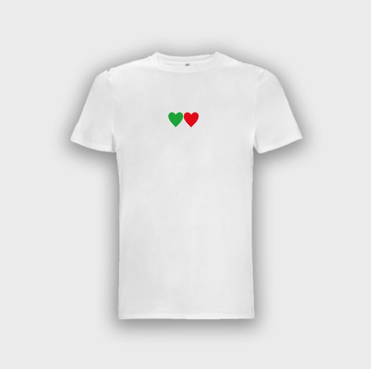 Voorkant van het linkse vrienden T-shirt van GroenLinks-PvdA