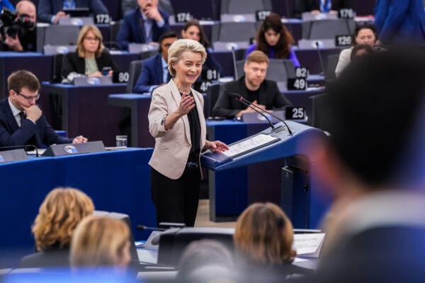 Ursula von der Leyen in Straatsburg